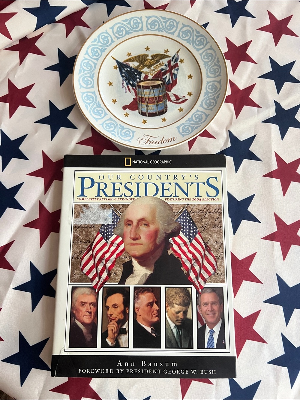 National Geographic Presidents Coffee Table Book - Blue, Red, White Cover